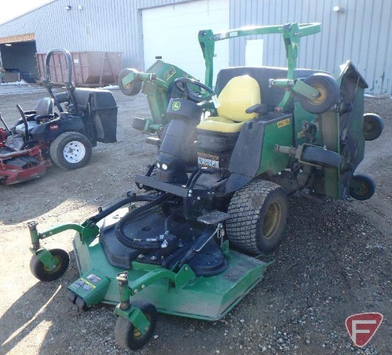 2011 John Deere 1600 turbo series II diesel wide area rotary mower, 4WD, 1717 hrs