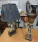 (2) table lamps, elephant and monkey, Both