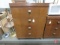 Wood dresser/storage cabinet 4 drawers, 46inHx34inWx18inD, Matches Lot 738, some scrapes