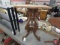 Wood table base/pedestal 27inH