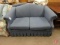 Love seat with (3) throw pillows, 57inW, needs some cleaning, Matches Lot 770