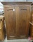 Wood wardrobe, water damage and cracks, needs some repair, 71inHx48inWx19inD