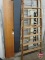 Wood 16foot step ladder and wood folding doors