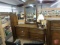 Henredon dresser 32inHx62inL, with mirror and headboard, 60inL