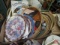 Norman Rockwell collector plates and others, both boxes