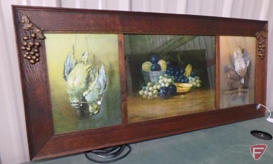 Framed picture, 18inX40in