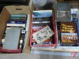 Asst. of books, Black Beauty, Civil War, Gone with the Wind, both boxes