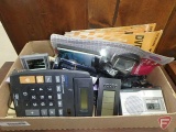 Mr Flex Flashlight, calculator, cassette players,
