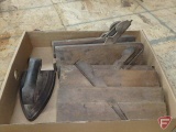 Vintage wood planes and iron