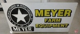 Meyer Farm Equipment fiberglass sign, 24inHx48inW