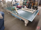 Pool table/game table, pool table is 101inX49in, needs assembly and felt will need to be replaced,