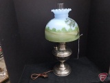 Kerosene lamp, has been converted to electric, P&A