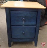 Canada made storage table with 2 drawers, 22inH