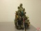 Vintage lighted table top tree 11inH