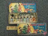 Vintage Noma Mickey Mouse string lights, plastic shade