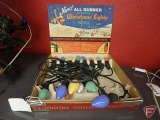 Vintage Christmas lights by Noma