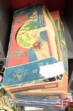 Vintage Christmas lights in boxes