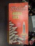 Vintage Noma bubble lites in box, box is damaged