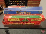 Vintage Sterling, Noma and Good-Lite bubble lights in boxes, some box damage, All 3
