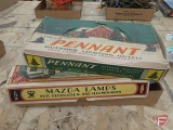 Vintage Christmas lights, Paramount, Noma and Pennant, in boxes, some box damage