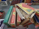 Vintage Christmas lights in boxes, mazda lamps, Propp, Paramount, Good-Lite, some box damage