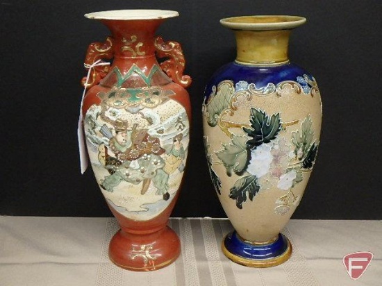 Doulton vase, Asian vase