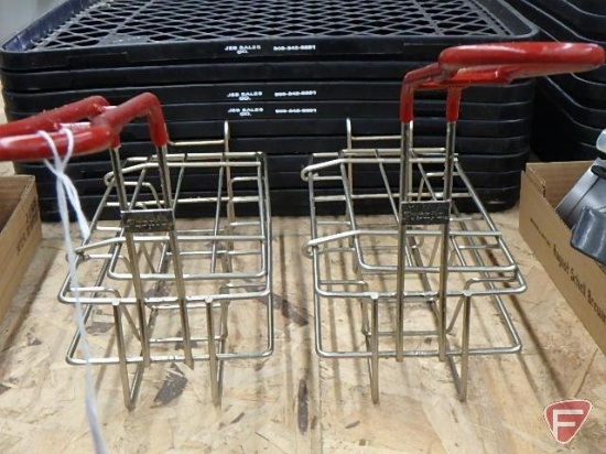 (2) Pronto fry baskets with slot and top