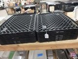 (19) full size plastic bread racks, 27inx21-1/2in