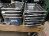 1/3 size stainless steel pans, most Winco brand