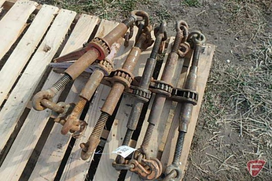 (6) Ratcheting chain binders