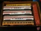 (11) HO scale/gauge model train cars: (3) Auto Train 541 passenger cars, (2) Union Pacific 9052,
