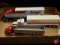 (4) 1/64 scale model tractor/semi truck and trailers: Ertl Summit Racing, Smith Co. side dump,