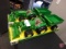 (2) Tomy John Deere Monster Treads Tractor and Wagon, Both