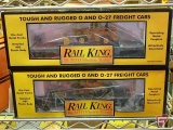MTH Electric Trains, Rail King, (2) Tough and Rugged O and O-27 Freight Cars, No30-7615, Both