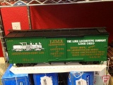 USA Trains LIMA Manufacturers of Locomotives G scale 2 door freight car
