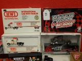 Ertl HWI International 1/64 scale tractor/semi truck and trailer and Atlas Matco Tools