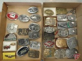 (3) IH/International Harvester pins, other advertising pins, and