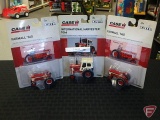 Tomy Case International Harvester 1066 tractor, 1/64, No44081 and (2) Farmall 560 tractors, 1/64,