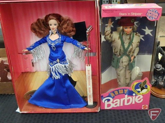 Mattel Army Barbie Special Edition Stars 'n Stripes doll and Grand Ole Opry Barbie Collection