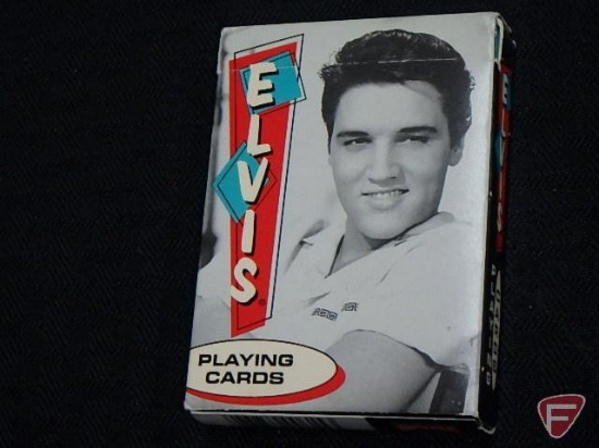Elvis Presley advertising items: Matchbox Collectibles Elvis Private Jet Collection, (3) mugs,