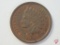 1897 uncirculated Indian Head penny, some red showing