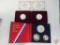 1976 Bicentennial 40% silver proof set with (2) Washington proof sets half dollars 90% silver