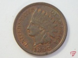 1897 uncirculated Indian Head penny, some red showing