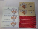 (3) 1987, (3) 1989, and (2) 1990 U.S. Mint sets