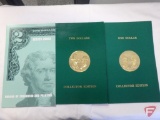 1 Dollar collectors edition of Federal Reserve notes, uncut sheet of 4, mint, 1988 A, Atlanta;