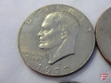 (14) Misc. Eisenhower dollars, 1971 to 1978 including one Bicentennial 1976 D proof, impaired