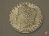1880 S Morgan silver dollar, uncirculated, semi proof-like