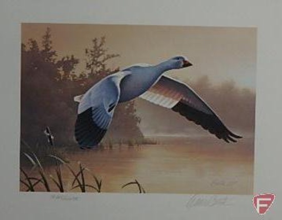 Daniel Smith, (2) 1985 Alaska Waterfowl Conservation Stamp & Print, 9946/14650, 4730/14650,