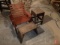 Childs wood chair, wood stool, wood stand, All 3