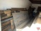 Barn wood and other wood on wall.